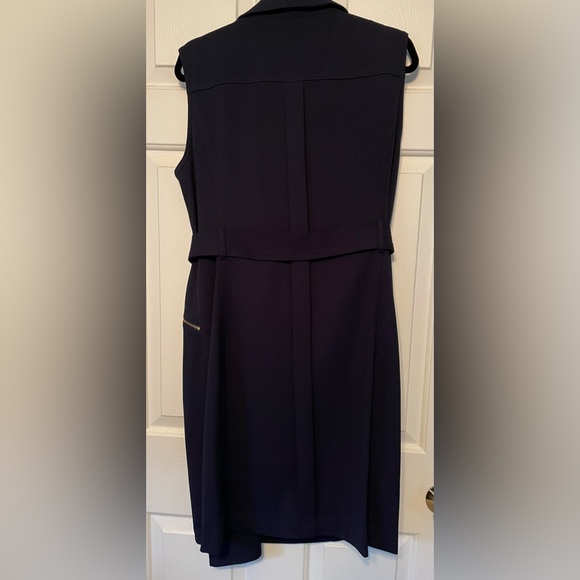 Calvin Klein, size 16, navy, sleeveless dress, like new - Picture 5 of 5